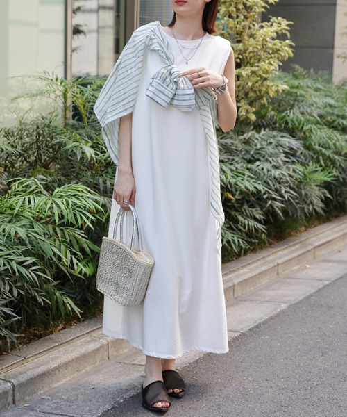 【美品】OUR 綺麗なシルエットのワンピース sakishimatokyo ワンピース 「美シルエット」ショルダータック