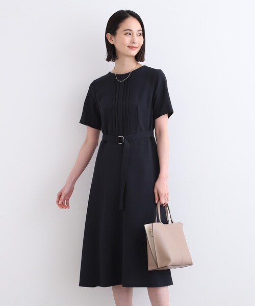 新品 Indivi ワンピース 38 インディヴィ ICB UNFILO 23区 INDIVI（インディヴィ） ワンピース 半袖 入学式 「洗える／UVケア