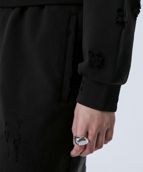JNBY パーカー Laser-cut Floral Hooded Sweatshirt レディース