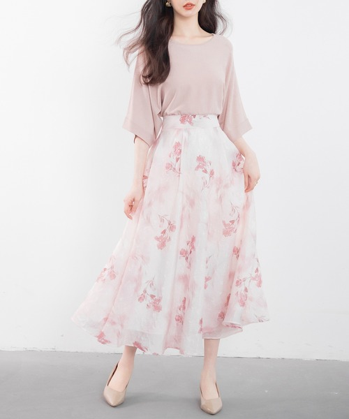 SAISON DE PAPILLON ニット セーター バックパールボタンニット