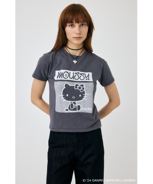 tシャツ HELLO KITTY URBAN PRINT Tシャツ レディース MOUSSY tシャツ HELLO KITTY URBAN PRINT Tシャツ レディース