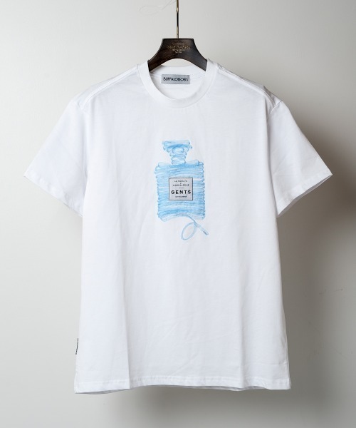y2k Buffalo bobs ドレープ コーティング カットソー tシャツ BUFFALO BOBS バッファローボブズ MARBESQUE-HALF(マーベスク