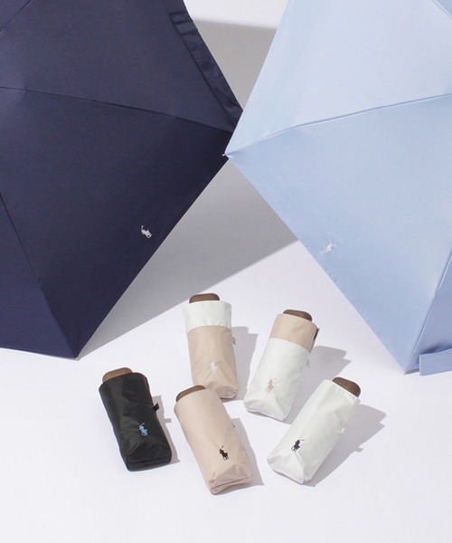 折りたたみ傘 「WEB限定」遮光100% 晴雨兼用 コンパクト折りたたみ日傘 ”ワンポイント” レディース メンズの画像