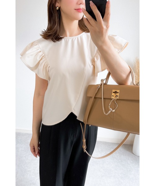 &. NOSTALGIA ブラウス シャツ 「ZOZO限定」フリルスリーブ