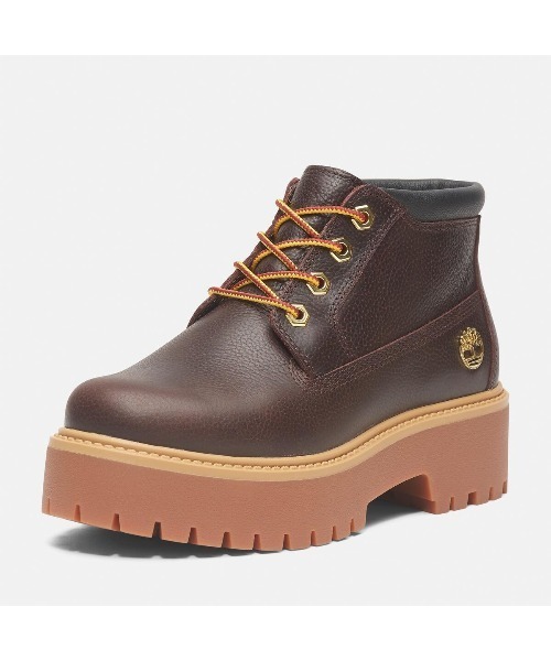 【TIMBERLAND】ストーンストリート レースアップ 防水 ブーツ Timberland ブーツ レディース ストーン ストリート ミッド