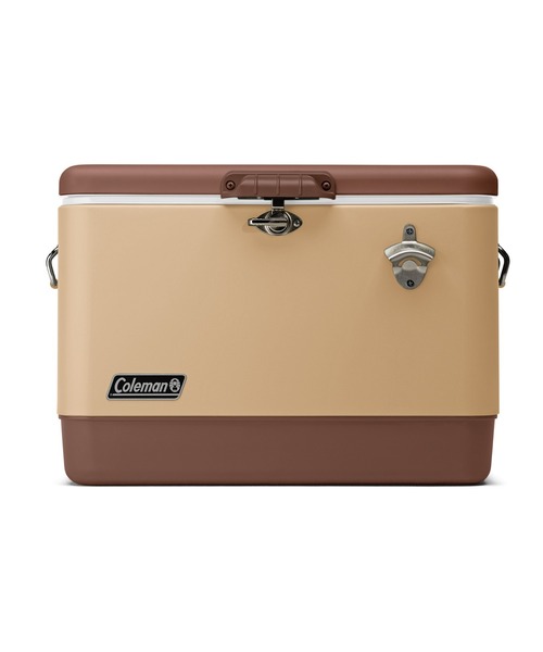 アウトドア SALE❣️Coleman ダイヤロゴ スチールベルト 復刻バター