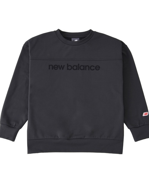 New Balance トレーナー 吸水速乾 リニアロゴ スウェットクルー
