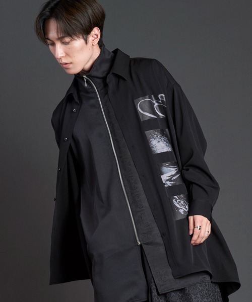 NO ID.（ノーアイディー） シャツ 「NO ID.」Changing Zip Shirt