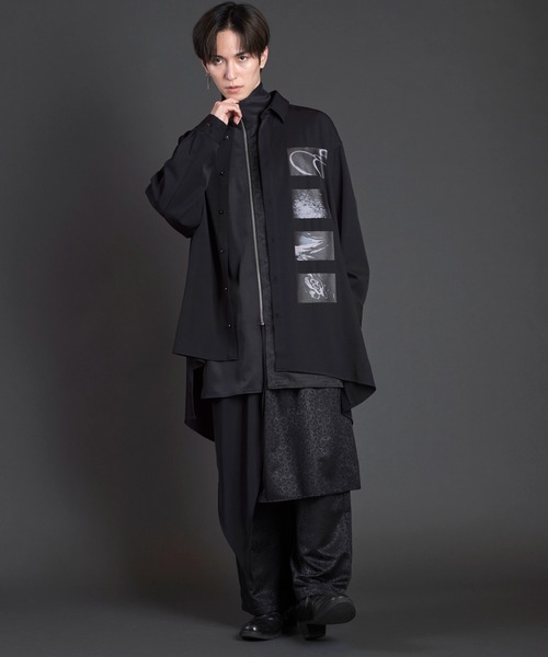 NO ID.（ノーアイディー） シャツ 「NO ID.」Changing Zip Shirt