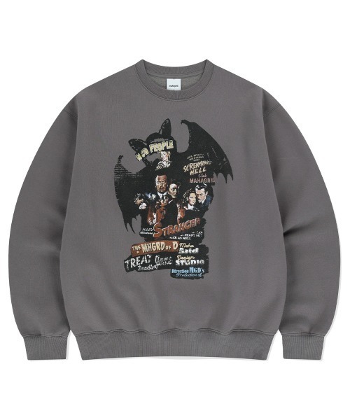 さらに100円引き◆MAHAGRID◆POSTER SWEATSHIRT MAHAGRID トレーナー スウェット 「mahagrid/マハグリッド」 BAT