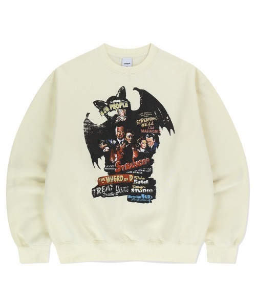 さらに100円引き◆MAHAGRID◆POSTER SWEATSHIRT MAHAGRID トレーナー スウェット 「mahagrid/マハグリッド」 BAT