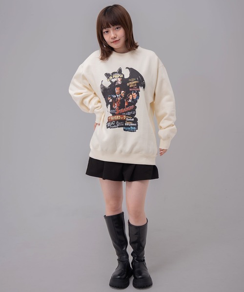 さらに100円引き◆MAHAGRID◆POSTER SWEATSHIRT MAHAGRID トレーナー スウェット 「mahagrid/マハグリッド」 BAT