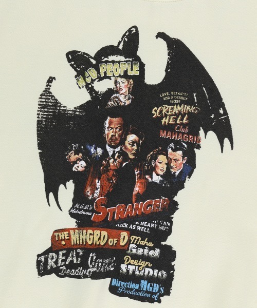 さらに100円引き◆MAHAGRID◆BAT POSTER COLLAGE SWEATSHIRT MAHAGRID トレーナー スウェット 「mahagrid/マハグリッド」 BAT