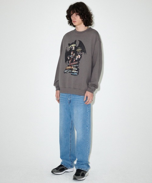 さらに100円引き◆MAHAGRID◆BAT POSTER COLLAGE SWEATSHIRT MAHAGRID トレーナー スウェット 「mahagrid/マハグリッド」 BAT