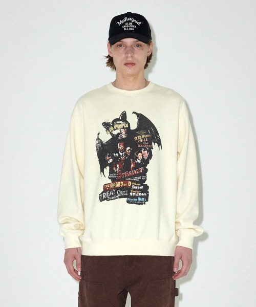 さらに100円引き◆MAHAGRID◆POSTER SWEATSHIRT MAHAGRID トレーナー スウェット 「mahagrid/マハグリッド」 BAT