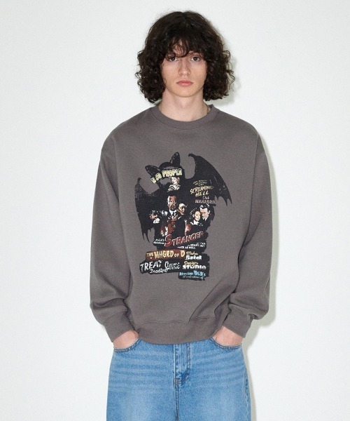 さらに100円引き◆MAHAGRID◆POSTER SWEATSHIRT MAHAGRID トレーナー スウェット 「mahagrid/マハグリッド」 BAT