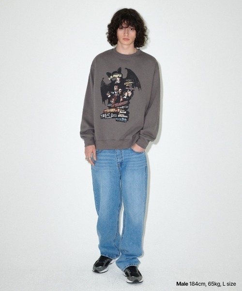 さらに100円引き◆MAHAGRID◆POSTER SWEATSHIRT MAHAGRID トレーナー スウェット 「mahagrid/マハグリッド」 BAT