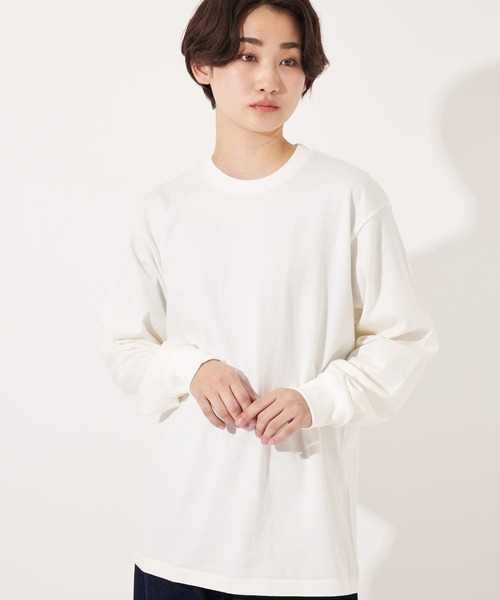 Hanes（ヘインズ） tシャツ 「Hanes/ヘインズ」HM4-D201 ”SHIRO” LONG