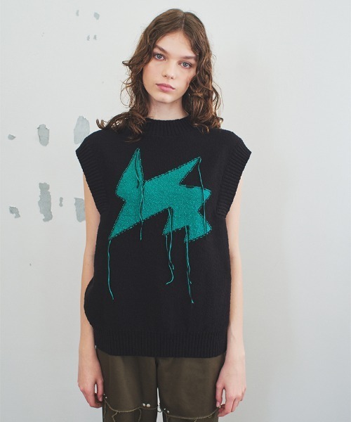 ベスト ジレ flash! knit vest レディース ベスト ジレ flash! knit vest レディース : ZOZOTOWN Yahoo!店