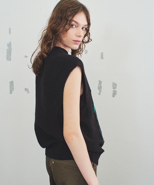 ベスト ジレ flash! knit vest レディース : ZOZOTOWN Yahoo!店