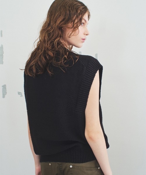 ベスト ジレ Glitter Knit Vest レディース ベスト ジレ GLITTER KNIT VEST レディース : ZOZOTOWN Yahoo!店