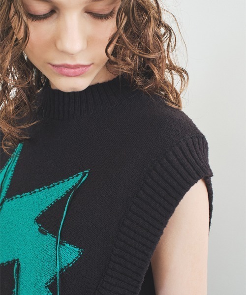 ベスト ジレ flash! knit vest レディース : ZOZOTOWN Yahoo!店