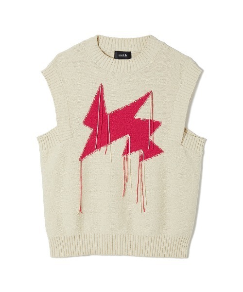 ベスト ジレ flash! knit vest レディース ベスト ジレ flash! knit vest レディース : ZOZOTOWN Yahoo!店