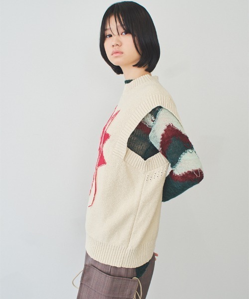 ベスト ジレ Glitter Knit Vest レディース ベスト ジレ GLITTER KNIT VEST レディース : ZOZOTOWN Yahoo!店