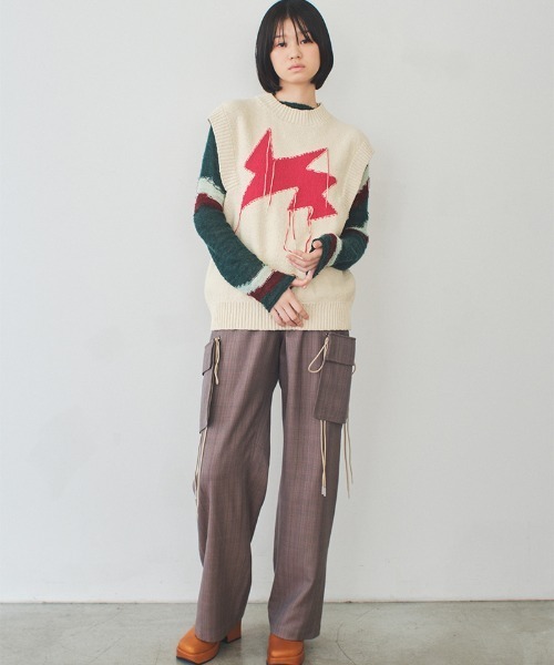 ベスト ジレ flash! knit vest レディース ベスト ジレ flash! knit vest レディース : ZOZOTOWN Yahoo!店