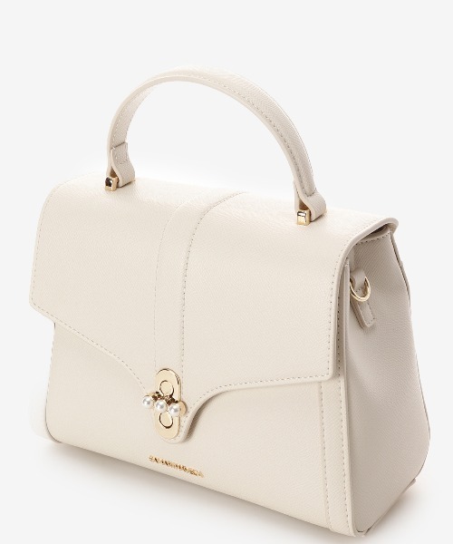 Samantha Vega（サマンサベガ） ハンドバッグ 3連パールハンドバッグ