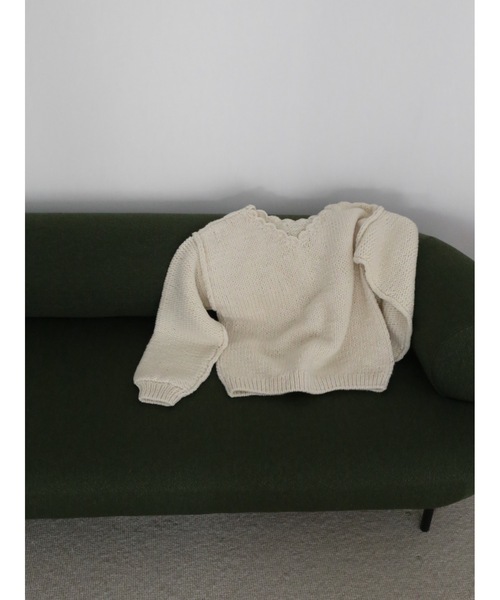 ニット/セーター Katrin TOKYO 2way frill knit Katrin TOKYO ニット セーター cropped frill knit レディース