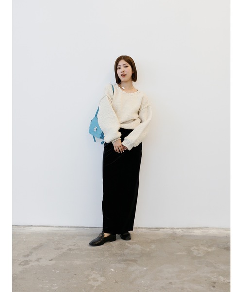 ニット/セーター Katrin TOKYO 2way frill knit Katrin TOKYO ニット セーター cropped frill knit レディース