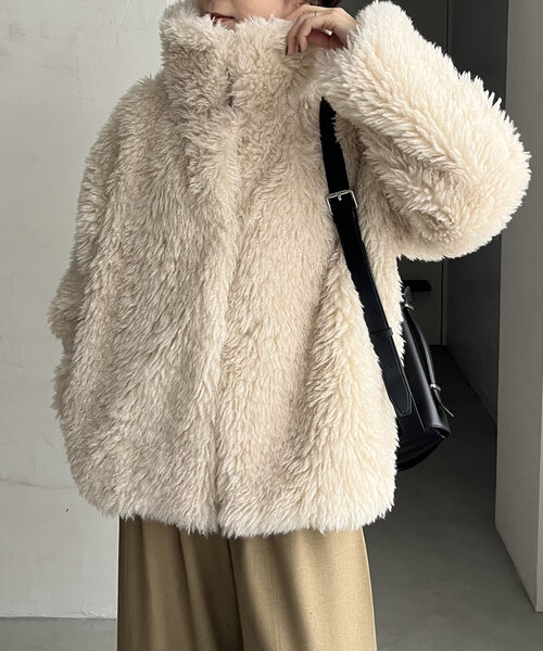 エコファーコート | CAPRICIEUX LE'MAGE(カプリシュレマージュ