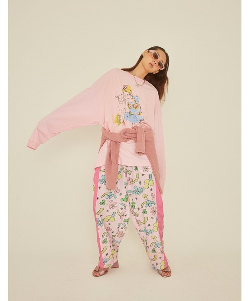 tシャツ 「8」「little sunny bite x natalie krim」 a girl long tee レディース メンズ
