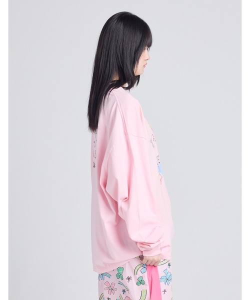 tシャツ 「8」「little sunny bite x natalie krim」 a girl long tee レディース メンズ Little sunny bite tシャツ 「8」「little x natalie krim」 a