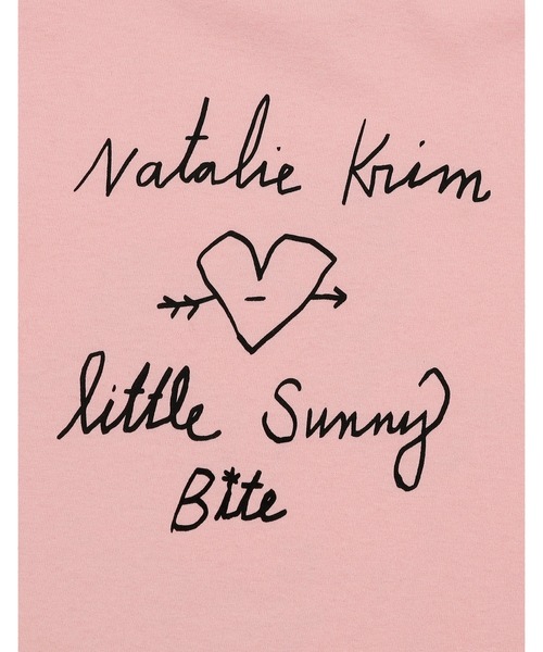 tシャツ 「8」「little sunny bite x natalie krim」 a girl long tee レディース メンズ Little sunny bite tシャツ 「8」「little x natalie krim」 a