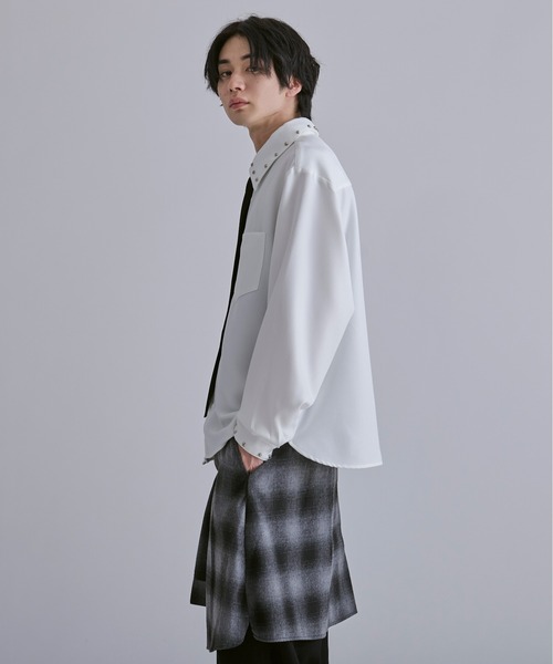 russelunoTシャツ7サイズ Ellno Loset シャツ スタッズツキシャツ メンズ レディース