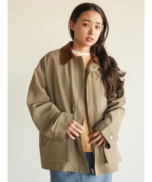 FIKA.（フィーカ） コート アウター Corduroy collar hunting jacket