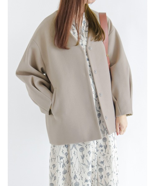 その他 user_c4e208df Te chichi TERRASSE 「Te TERRASSE」 ノーカラーコート フリ- モカ