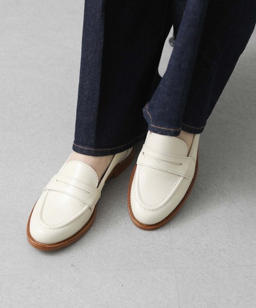 ENESS ローファー 37 eness ローファー 「ENESS」track sole leather bit loafer