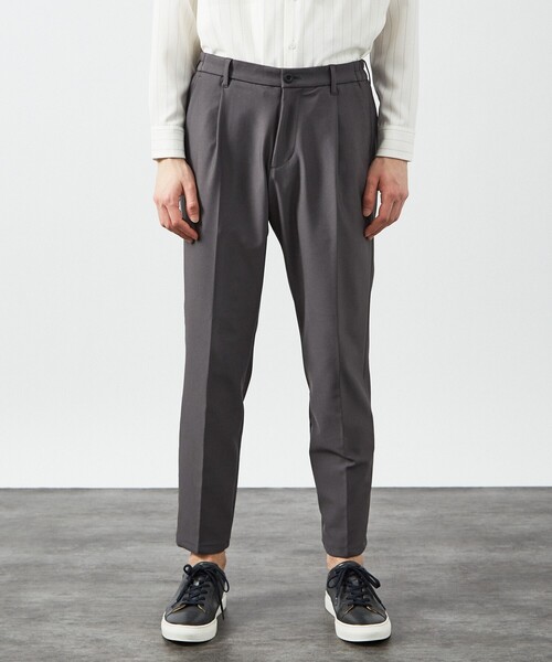 ABAHOUSE（アバハウス） パンツ 「360°HYPER-STRETCH」1プリーツ