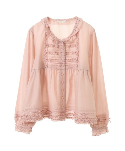 【PINK HOUSE】レディース長袖ブラウス PINK HOUSE ブラウス シャツ ローンブラウス レディース