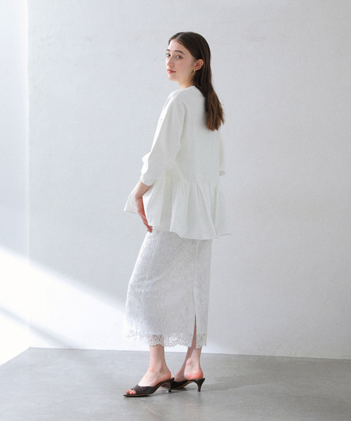 La TOTALITE カーディガン 「CEaRET/シーレット」Peplum Cardigan 