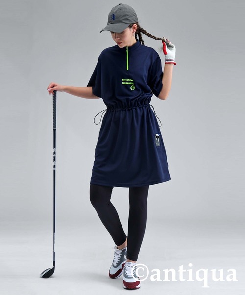 専用 ワンピース antiqua ワンピース 「STCH」メッシュドロストワンピース