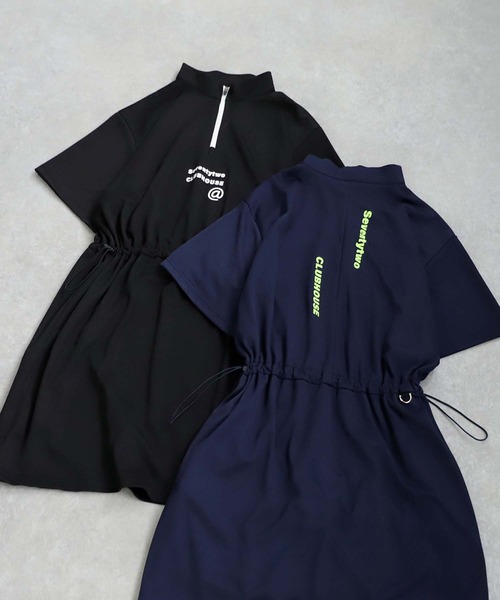 専用 ワンピース antiqua ワンピース 「STCH」メッシュドロストワンピース