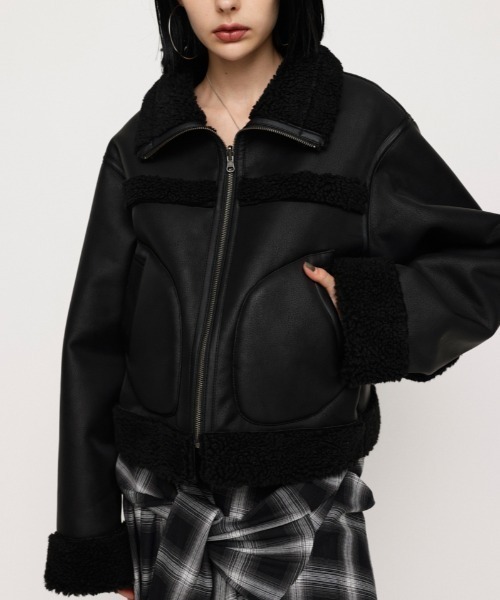 SLY ブルゾンアウター SLY（スライ） ブルゾン FREE ブラック レディース : ZOZOTOWN Yahoo