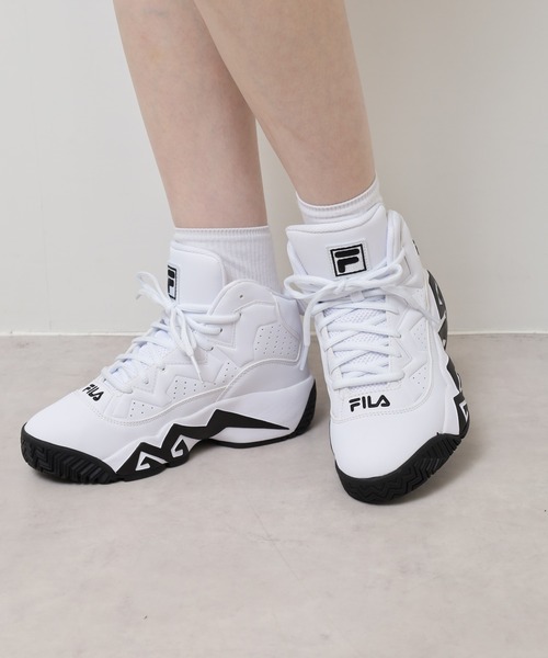 FILA MBスニーカー27cm FILA（フィラ） MB メンズスニーカー 厚底 ハイカット バスケット