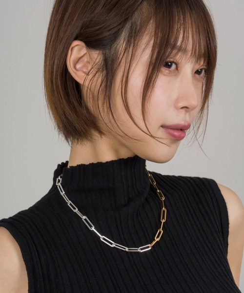 【JENNY BIRD】大人気☆Andi Slim Chain モダン ネックレス Andi Slim Chain | Gold Paperclip Chain Necklace | JENNY BIRD