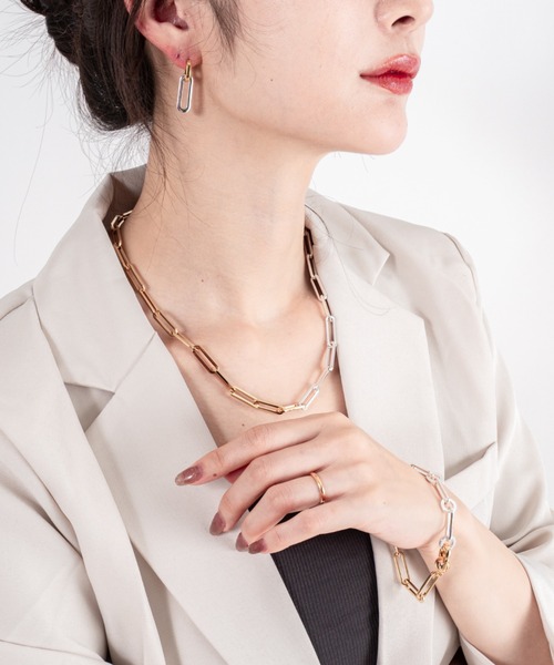 ネックレス 「JENNY BIRD/ジェニーバード」チェーンネックレス　ANDI SLIM CHAIN レディース メンズの画像