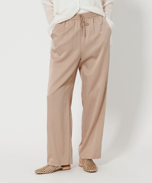 BEAUTY＆YOUTH UNITED ARROWS パンツ サテンドロースト ワイド 2